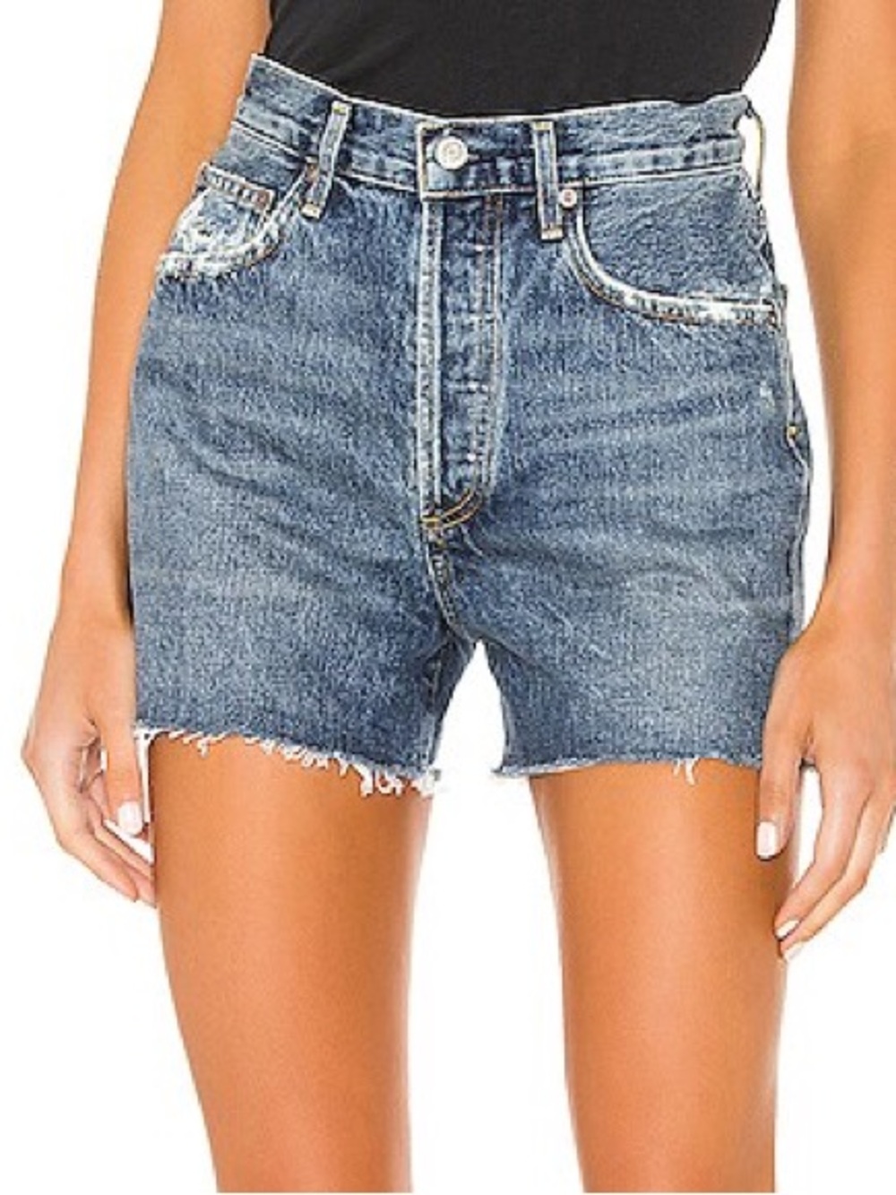 AGOLDE Dee Short in Precision Size 27